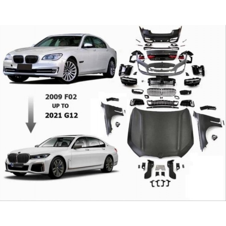 BMW F01 7 SERİSİ (13-15) MAKYAJLI KASA İÇİN G12 FACELİFT BODY KIT (XENON FARLI MODEL İÇİN)