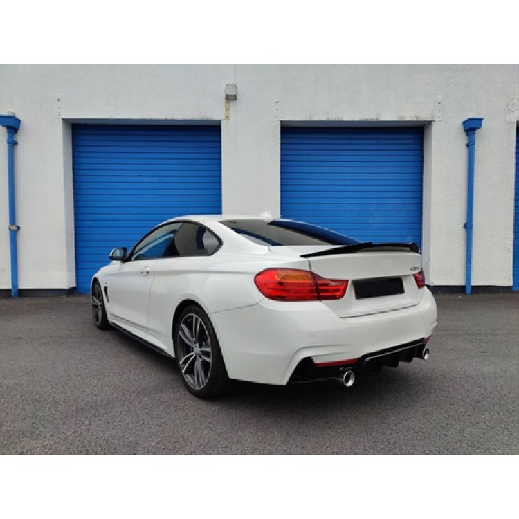 BMW 4 SERISI(2013-2019) F32 (2 KAPI) IÇIN UYUMLU M4 SPOILER - PIANO BLACK (PARLAK SIYAH)